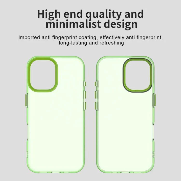 For iPhone 18 Candy PC Hybrid TPU Shockproof Phone Case(Green) - Image 6