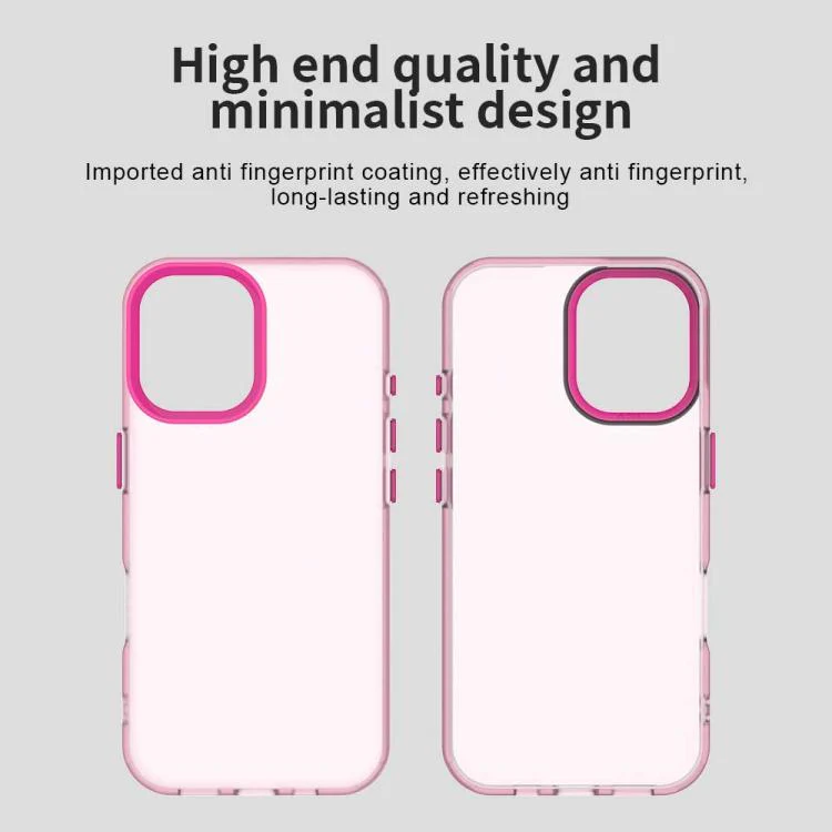 For iPhone 18 Candy PC Hybrid TPU Shockproof Phone Case(Red) - Image 6