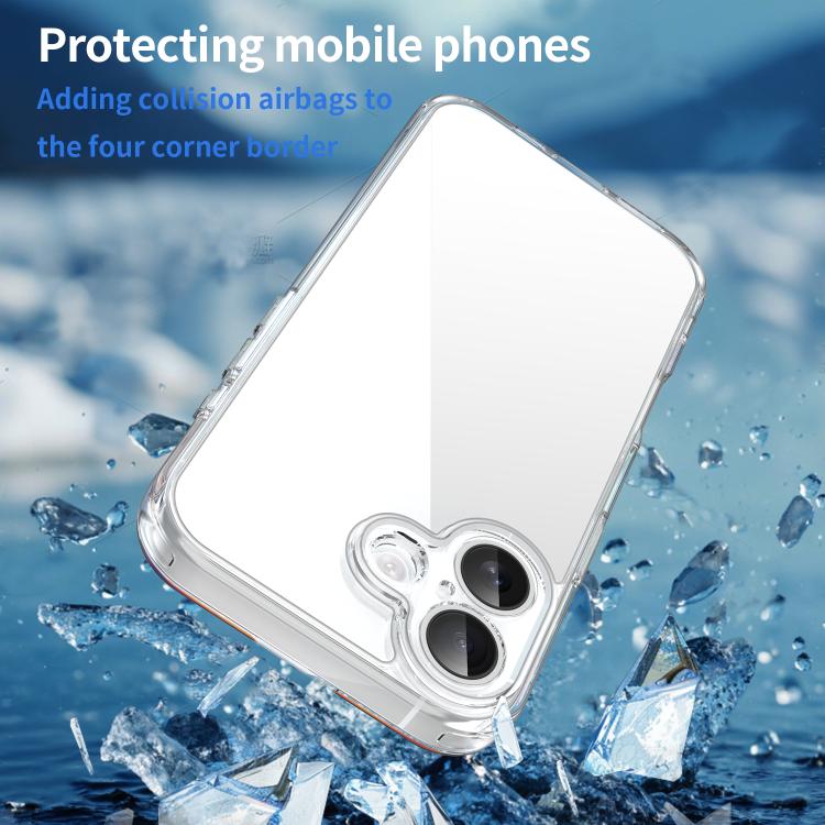 For iPhone 18 PC Hybrid TPU Airbag Shockproof Phone Case(Transparent) - Image 7