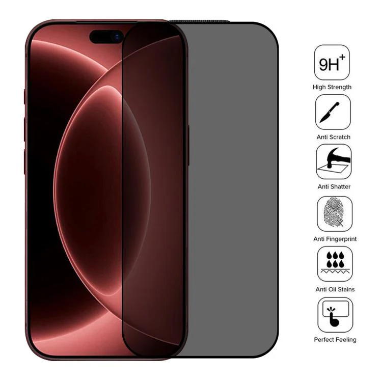 For iPhone 18 Pro Max 25pcs Dustproof 28-Degree Matte Privacy Tempered Glass Film - Image 3
