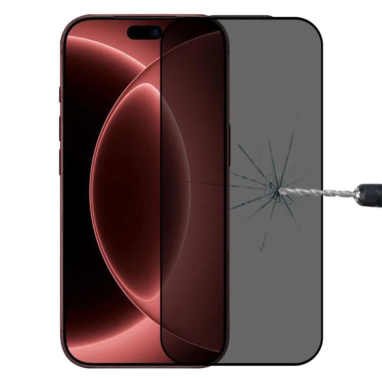 For iPhone 18 Pro Max Dustproof 28-Degree Matte Privacy Tempered Glass Film