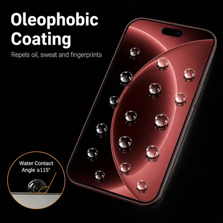 For iPhone 18 Pro Max High Aluminum 380 Glue Silk Screen Printed Tempered Glass Film - Image 5