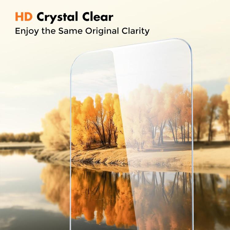 For iPhone 18 Pro Max Kalebol 10pcs High-Aluminum Semi-Screen Anti-Fingerprint HD Tempered Glass Film - Image 2