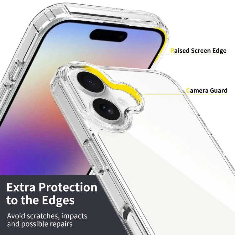 For iPhone 18 Scratchproof Acrylic TPU Phone Case(Transparent) - Image 5