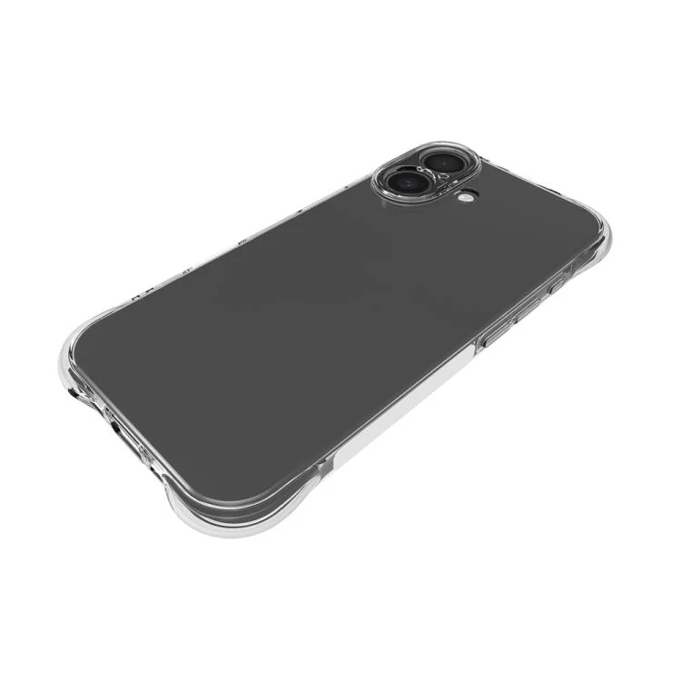 For iPhone 18 Shockproof Non-slip Thickening TPU Phone Case(Transparent) - Image 4