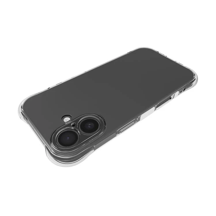 For iPhone 18 Shockproof Non-slip Thickening TPU Phone Case(Transparent) - Image 5