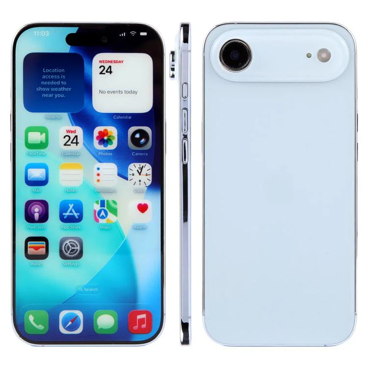 For iPhone Air Color Screen Non-Working Fake Dummy Display Model (Blue)