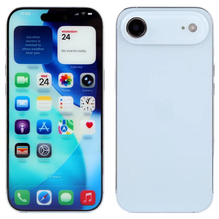 For iPhone Air Color Screen Non-Working Fake Dummy Display Model (Blue) - Image 2