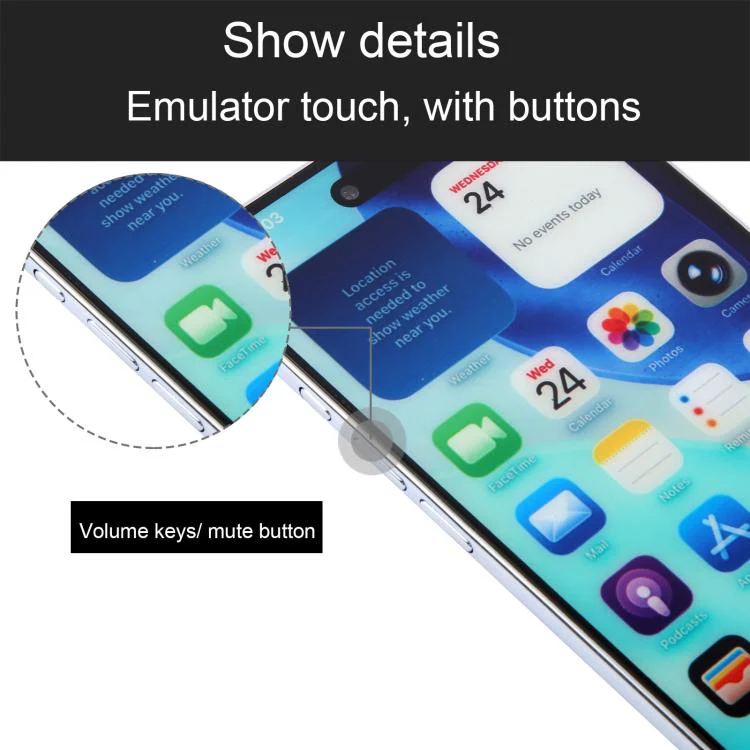 For iPhone Air Color Screen Non-Working Fake Dummy Display Model (Blue) - Image 5
