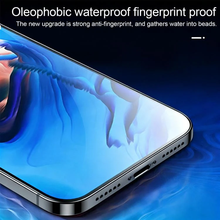 For iPhone Fold 25pcs High Aluminum 380 Glue Silk Screen Printed Tempered Glass Film - Image 6