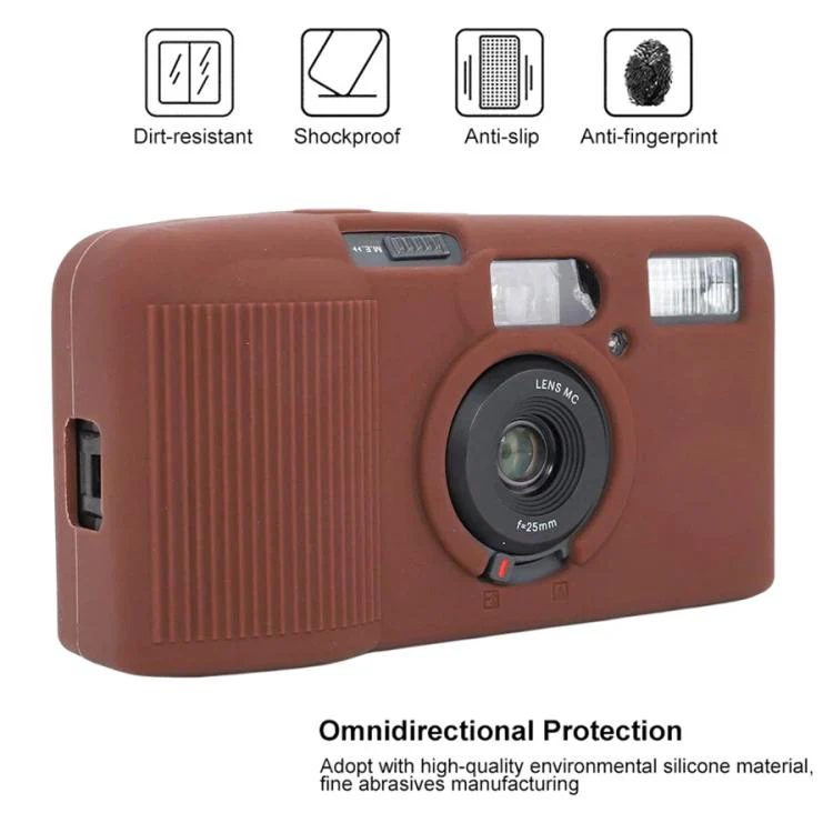 For Kodak Snapic A1 Soft Silicone Camera Protective Case(Coffee) - Image 4