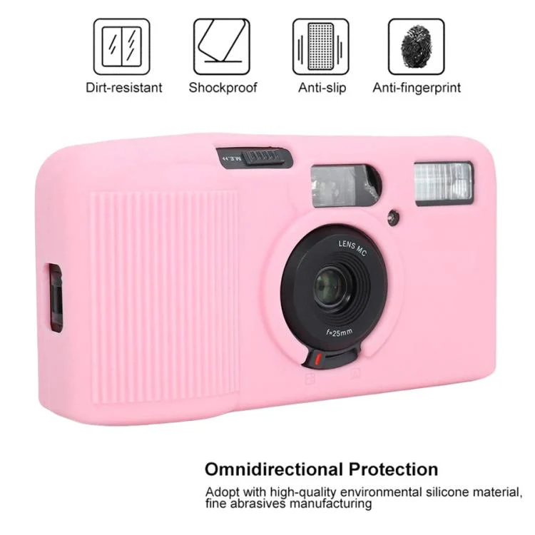 For Kodak Snapic A1 Soft Silicone Camera Protective Case(Pink) - Image 4