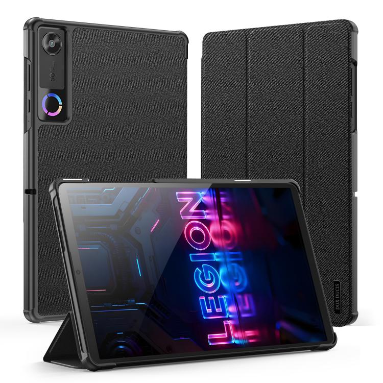 For Lenovo Legion Tab / Y700 Gen 5 DUX DUCIS Domo Series Magnetic Flip Leather Tablet Case(Black)