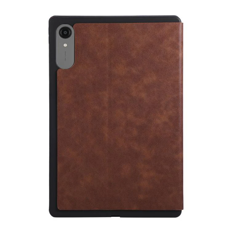 For Lenovo Xiaoxin Pro 13 2026 / Pro GT Simple Crazy Horse Leather Tablet Case(Brown) - Image 3