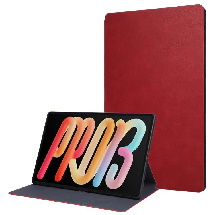 For Lenovo Xiaoxin Pro 13 2026 / Pro GT Simple Crazy Horse Leather Tablet Case(Red)