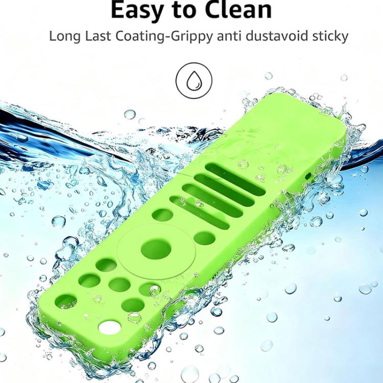 For LG MR25GA Magic Remote XDcase 4pcs Soft Silicone Protective Case with Mini Strap(Blue) - Image 6