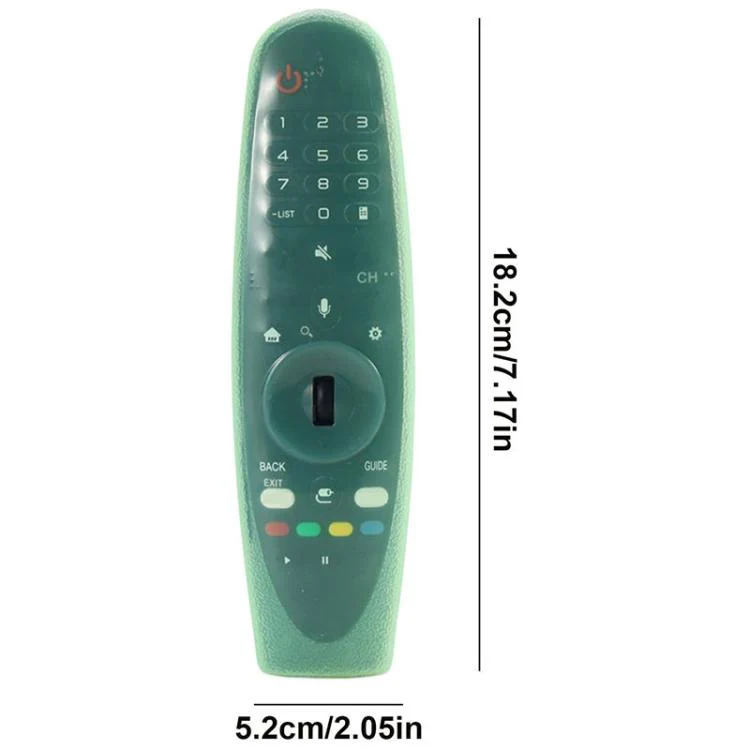 For LG MR600 / MR650 Magic Remote XDcase 4pcs Soft Silicone Jelly Protective Case(Transparent) - Image 2