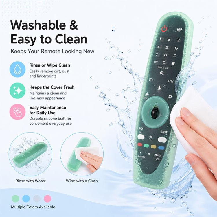 For LG MR600 / MR650 Magic Remote XDcase 4pcs Soft Silicone Jelly Protective Case(Transparent) - Image 6
