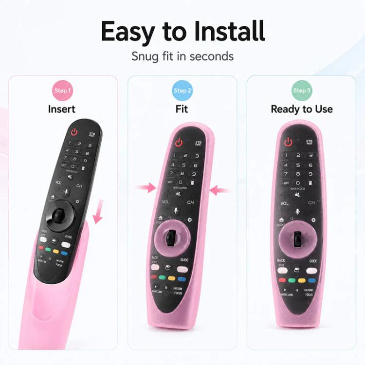 For LG MR600 / MR650 Magic Remote XDcase 4pcs Soft Silicone Jelly Protective Case(Transparent) - Image 7