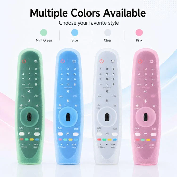 For LG MR600 / MR650 Magic Remote XDcase 4pcs Soft Silicone Jelly Protective Case(Transparent) - Image 8