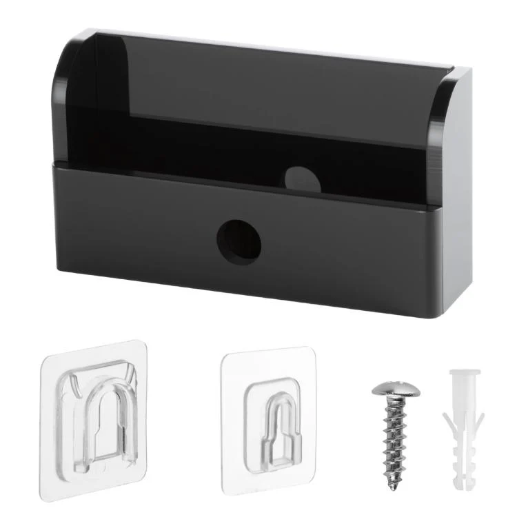For Liftmaster Garage Remote Control Wall Mount Bracket(Black)