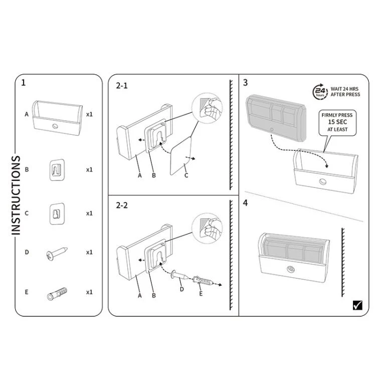 For Liftmaster Garage Remote Control Wall Mount Bracket(Transparent) - Image 7