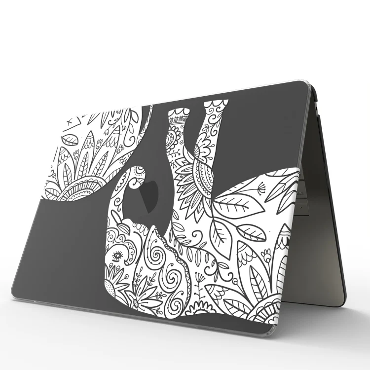 For MacBook Air 13.3 A1932 / A2179 / A2337 UV Printed Pattern Laptop Frosted Protective Case(DDC-864) - Image 4