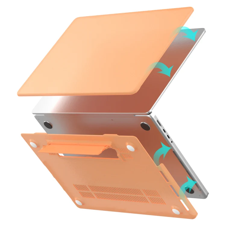For Macbook Air 13.3 inch A1466 / A1369 Frosted Translucent Laptop Protective Case(Morandi Green) - Image 3