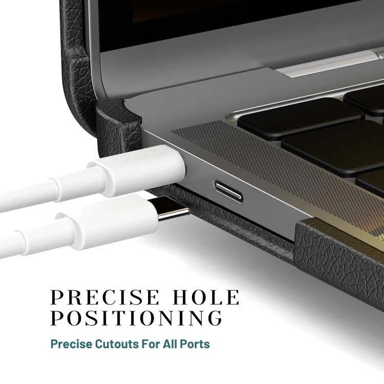 For MacBook Air 13.3 inch A2337 Business Pro Magnetic Holder Laptop Protective Case(Black) - Image 9