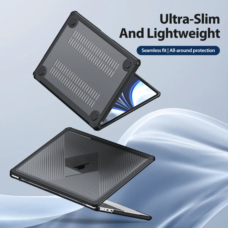 For MacBook Air 13.6 2022/2024 A2681 DUX DUCIS LCGH Laptop Frosted Protective Case(Black) - Image 2