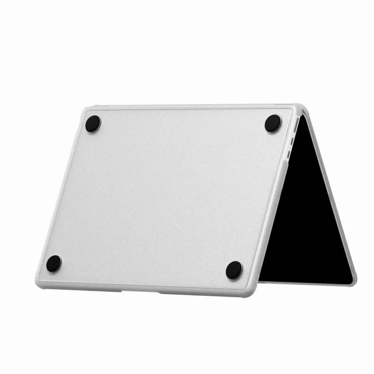 For MacBook Air 13.6 inch A2681 2022 Crystalline Matte Texture PC Edge Laptop Protective Case(White) - Image 5