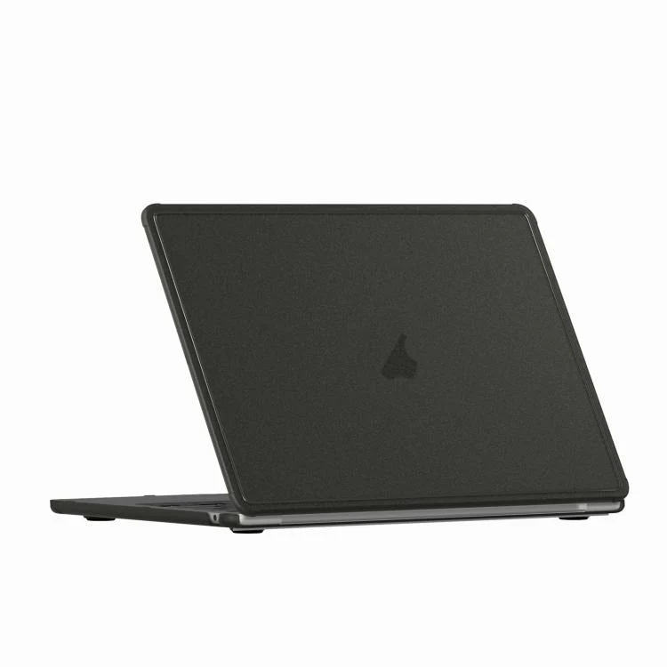 For MacBook Air 15.3 inch A2941 2023 Crystalline Matte Texture PC Edge Laptop Protective Case(Black) - Image 3