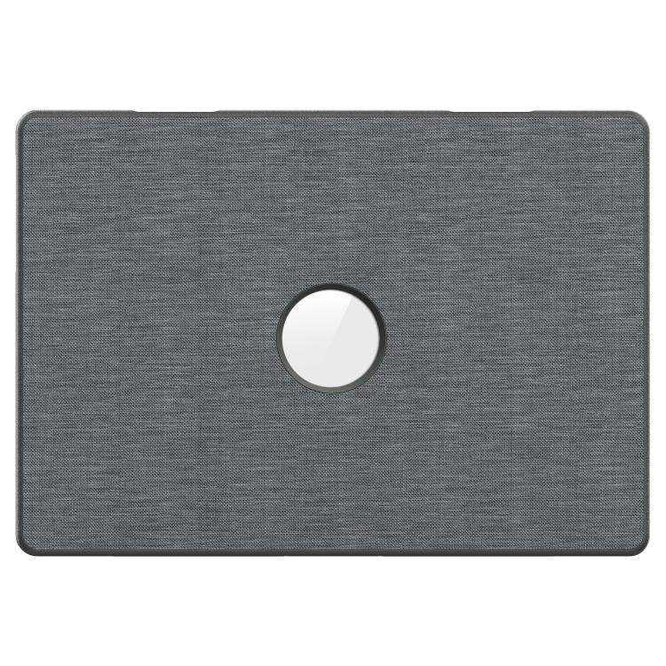 For MacBook Air 15.3 inch A3114 / A3241 Fabric Texture Pro Magnetic Holder Laptop Protective Case(Grey) - Image 2