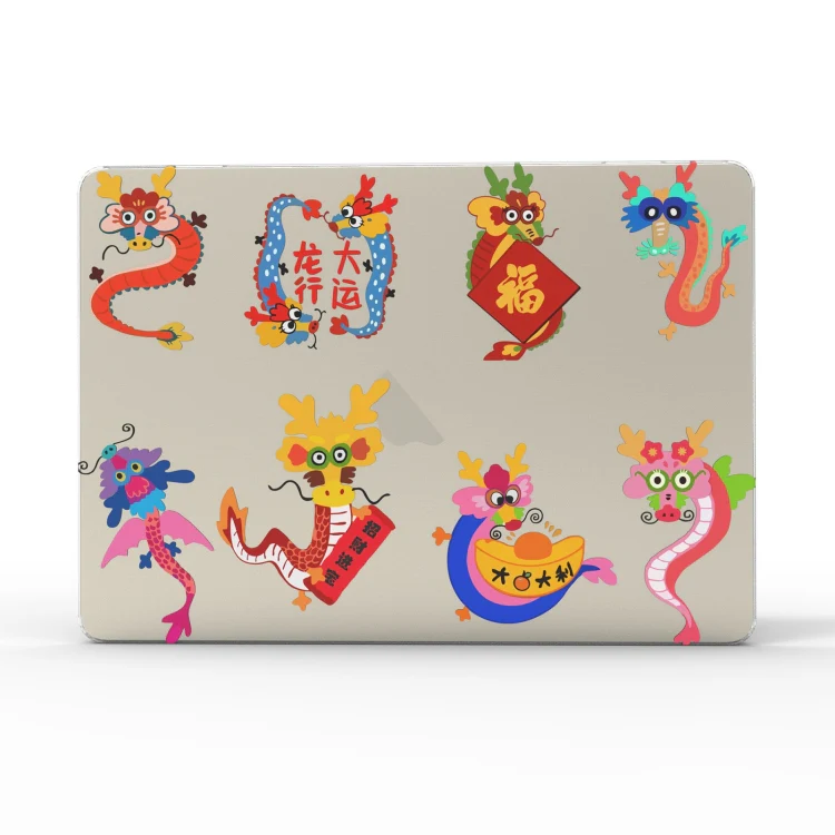 For MacBook Air 15 M2 A2941 / M3 A3114 UV Printed Pattern Laptop Frosted Protective Case(DDC-1677) - Image 2