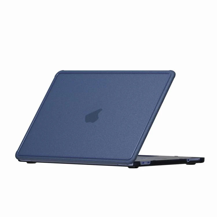 For MacBook Neo 13 inch 2026 A18 Pro A3404 Crystalline Matte Texture PC Edge Laptop Protective Case(Indigo)