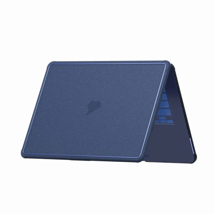 For MacBook Neo 13 inch 2026 A18 Pro A3404 Crystalline Matte Texture PC Edge Laptop Protective Case(Indigo) - Image 4