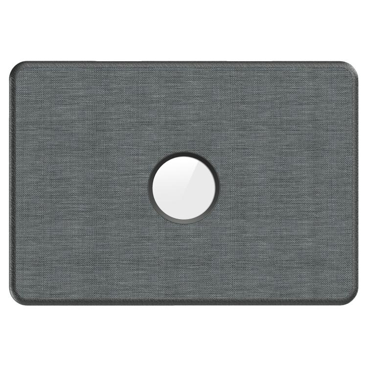 For MacBook Neo 13 inch 2026 A18 Pro A3404 Fabric Texture Pro Magnetic Holder Laptop Protective Case(Grey) - Image 2
