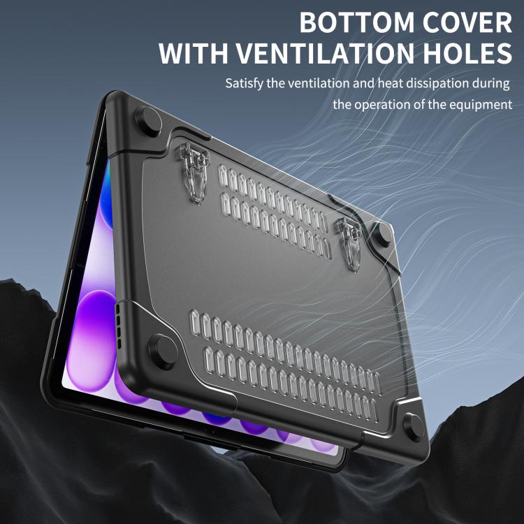 For MacBook Neo 13 inch 2026 A3404 Two-color Shockproof TPU Hybrid PC Laptop Protective Case(Black) - Image 7