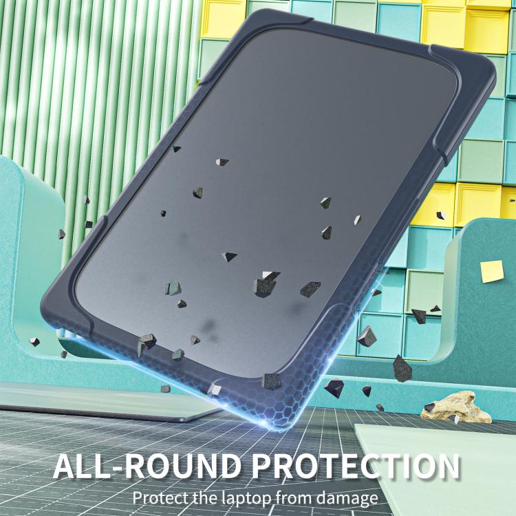 For MacBook Neo 13 inch 2026 A3404 Two-color Shockproof TPU Hybrid PC Laptop Protective Case(Blue) - Image 3