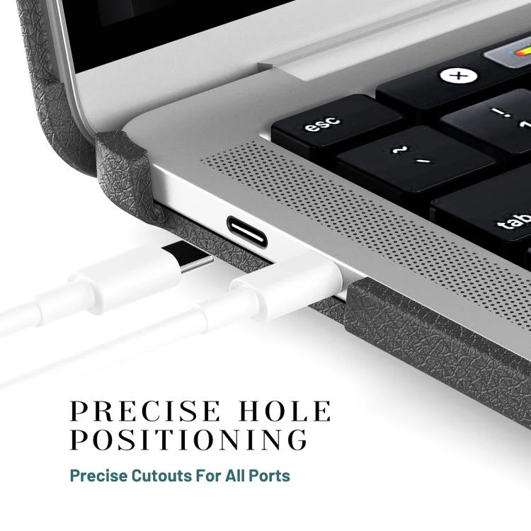 For MacBook Pro 13.3 inch A2289 / A2251 Business Pro Magnetic Holder Laptop Protective Case(Grey) - Image 9
