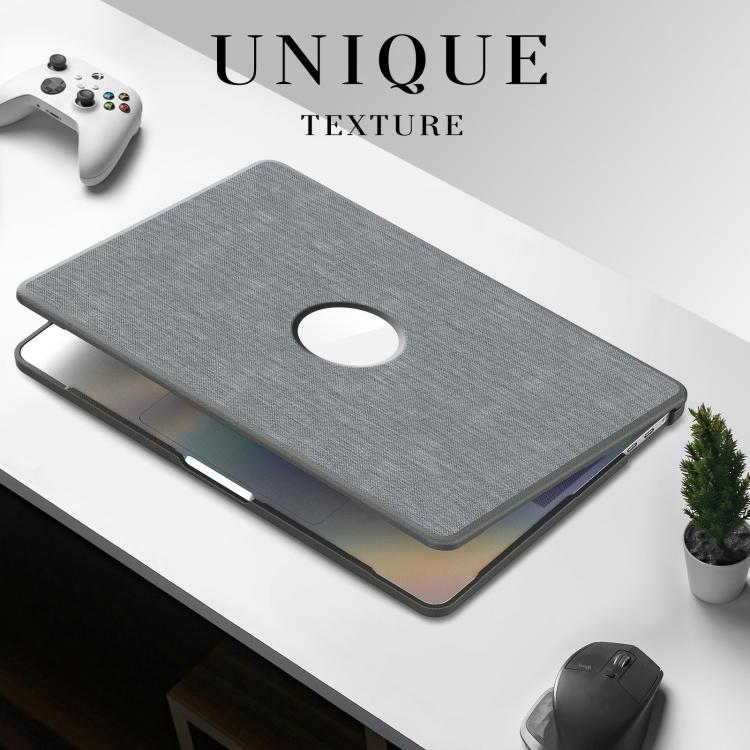 For MacBook Pro 13.3 inch A2289 / A2251 Fabric Texture Pro Magnetic Holder Laptop Protective Case(Grey) - Image 5