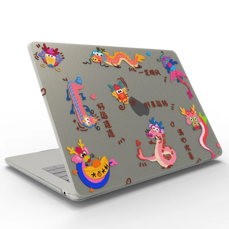 For MacBook Pro 15.4 A1286 UV Printed Pattern Laptop Frosted Protective Case(DDC-1683) - Image 3