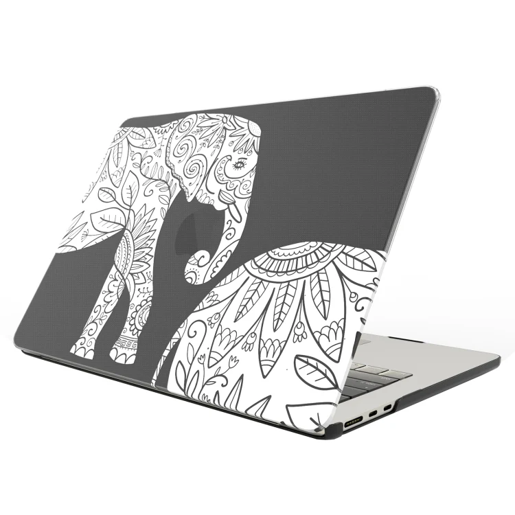 For MacBook Pro 16 A2141 UV Printed Pattern Laptop Frosted Protective Case(DDC-864)