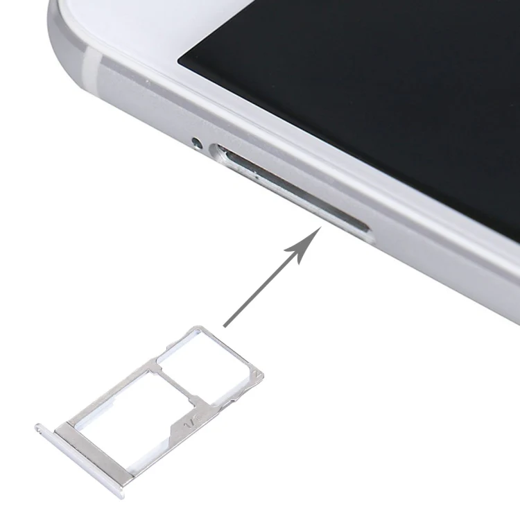 For Meizu Pro 5 SIM + SIM / Micro SD Card Tray  (Silver) - Image 5