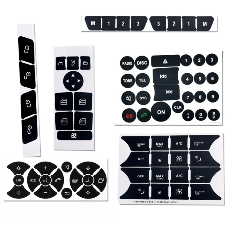 For Mercedes-Benz CLS/C218/SLK/W172/W204/GLK Air Conditioning Button Repair Sticker(Style 2)
