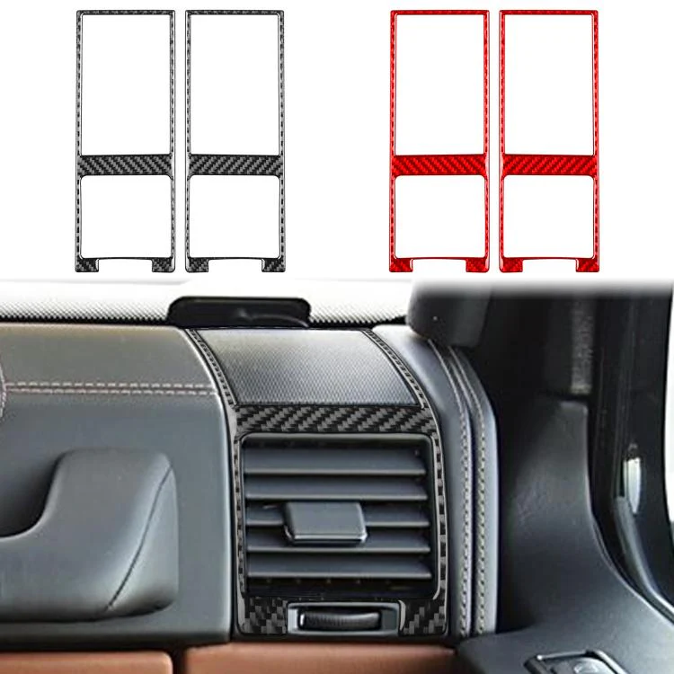 For Mercedes-Benz G-Class W463 2pcs /Set Both Sides Air Vent Decoration Stickers(Red) - Image 2