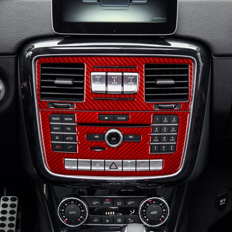 For Mercedes-Benz G-Class W463 2pcs /Set Multimedia Panel Decorative Sticker(Black) - Image 8