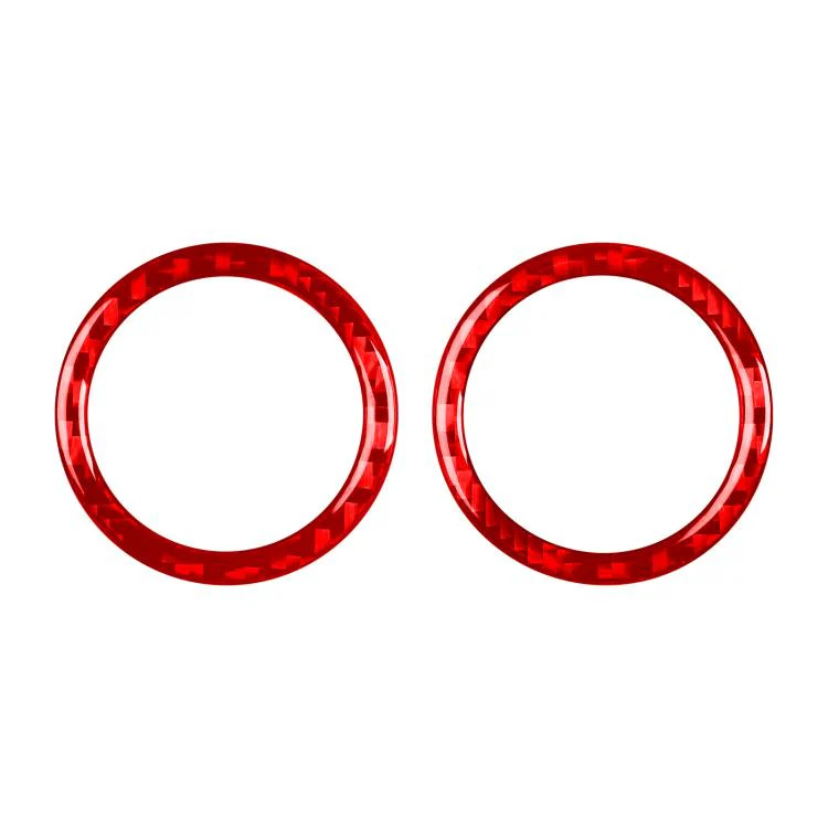 For Mercedes-Benz G-Class W463 2pcs /Set Rear Door Speaker Ring Sticker(Red)