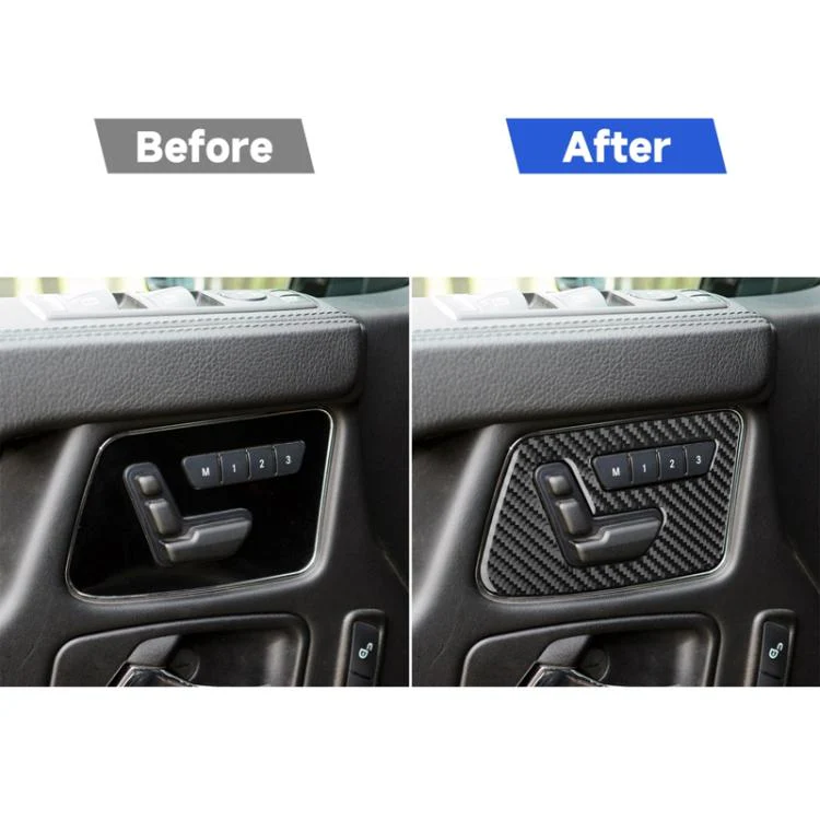 For Mercedes-Benz G-Class W463 2pcs /Set Seat Adjustment Sticker(Black) - Image 6