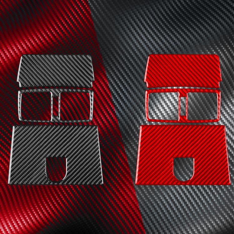 For Mercedes-Benz G-Class W463 3pcs /Set Rear Central Air Vent Set Sticker(Red) - Image 2